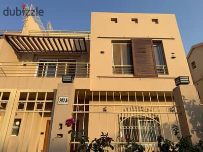 ULTRA-LUXURY TWIN HOUSE – EVER GREEN COMPOUND  A beautifully designed Twin House with Ultra Luxe finishing and furniture, featuring premium materials and elegant interior details.   Ground Floor:  - 4-piece reception - Kitchen - Bathroom - Office  First Fl