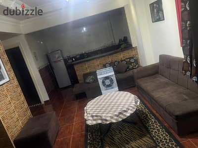 Furnished apartment for rent, air-conditioned, ground floor, private entrance