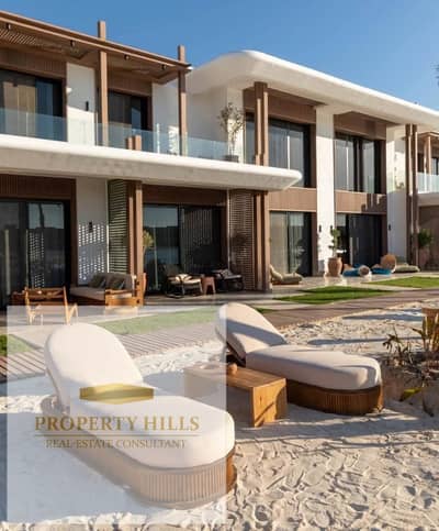 A beachfront chalet with high privacy for 5 million, with the remaining amount payable in long installments