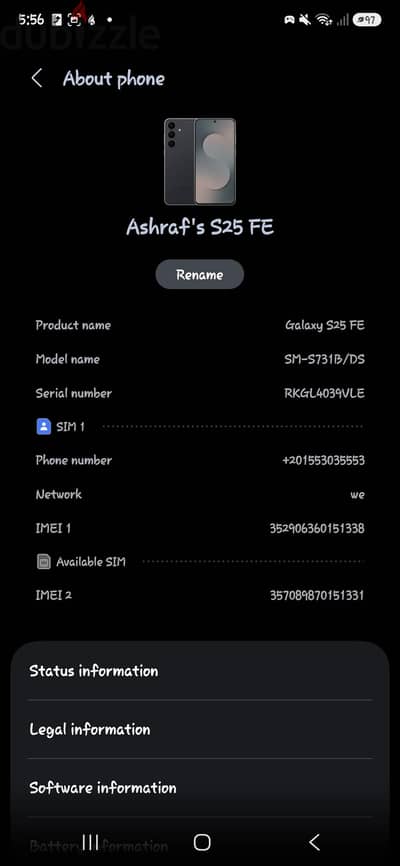 Samsung S25 FE