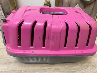 Pet Carrier pink color cats