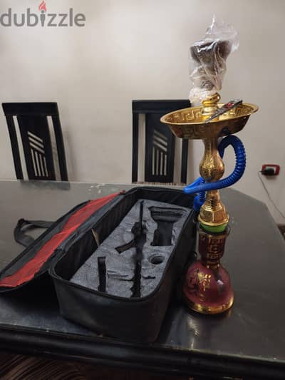 شيشة جديدة كلياً نحاس صب مع مرفقاتها