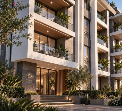 With only 185,000 EGP, an apartment of 102m + a garden of 22m at Ixora Compound, October Gardens B7, installment for 6 years, parking free