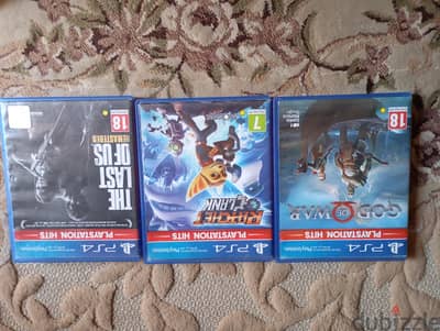 God of war / Ratchet and clank / The last if us -Remastered