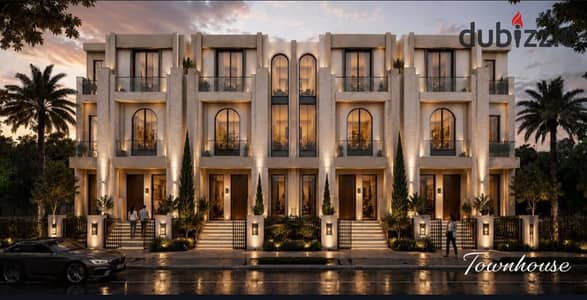 Townhouse for sale in Villagio Grey Compound Directly on Waslet Dahshour and installments on 10 years