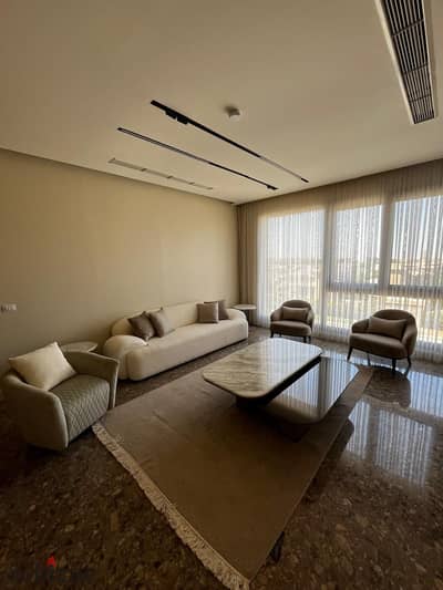Luxury Fully Furnished Apartment for Rent in Al Jazi by JW Marriott with a prime location in New Cairo