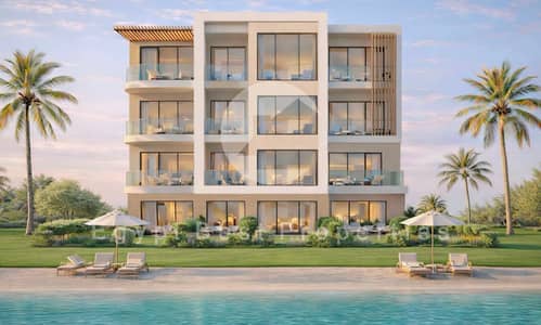 الصف الأول مباشرة على البحر، شقة فندقية، إطلالة مزدوجة، رأس الحكمة، أزها، الساحل الشمالي
