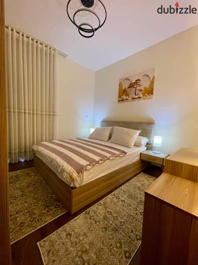 High-end furnished studio in a typical floor at Privado Compound, Madinaty, Cairo, Egypt.