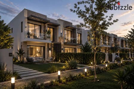 تاون هاوس ميدل 241م + جاردن 88م في Moon Hills 5 - تقسيط على 10 سنين