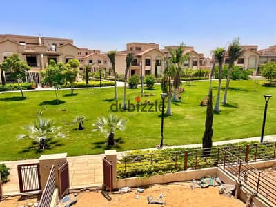 Quad villa 211m land for sale in Madinaty | 201m buildings | double face | Wide Garden View | semi-finished