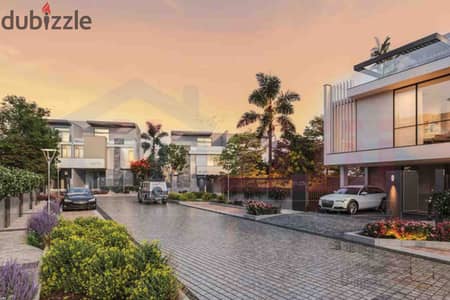 فيلا Town House للبيع (مباني 200م + الجاردن 222م) كومباوند اليكس ويست