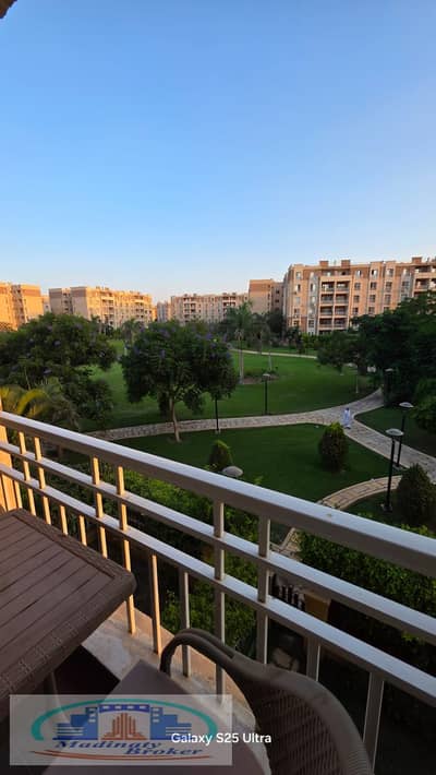For rent furnished apartment 96 m garden fully equipped in Madinaty b7