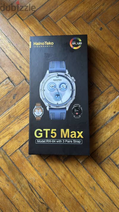 ساعة Haino Teko GT-5 Max بحالة الزيرو - استعمال شحنتين فقط