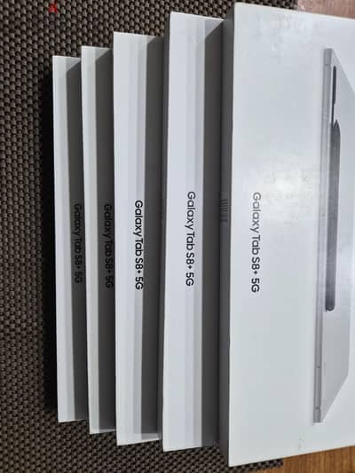 galaxy tab s8+ plus 5G 128+8 جديد متبرشم