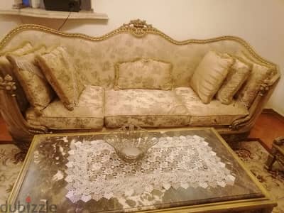 صالون انتيك مذهب لم يستخدم بحاله جيده