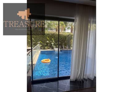 شقه بجاردن وحمام سباحه مطبخ وتكييفات للبيع في ليك فيو ريزيدنس - القاهره الجديده - Lake View Residence - new cairo