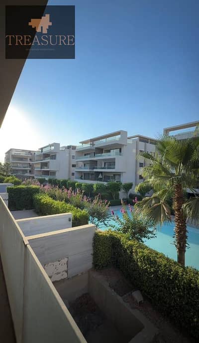 Duplex with garden & private pool for sale in Lake View Residence - new cairo