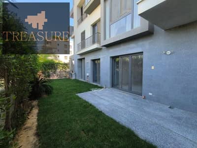 semi furnished Apartment with garden for rent in Eastown -new cairo