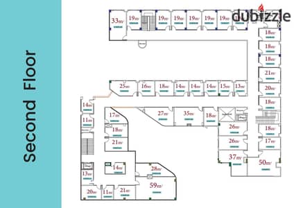 Shop for sale, 20m², directly facing the mall, with a discount and installments over 6 years.