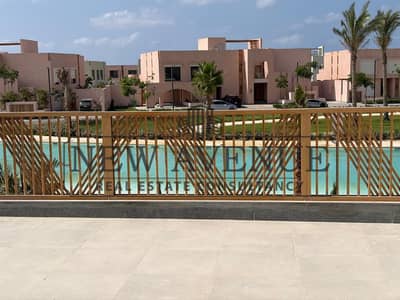 شاليه فندقي150متر في بلايا غزالة Playa Ghazala جي ڤيلدچ ثلالثة غرف موقع مميز مطل على اللاجون بحري جاهز للاستلام