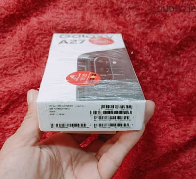 سامسونج Galaxy A27  مساحة 128 جيجا 6 رام - زيرو بالكرتونة بالفاتورة