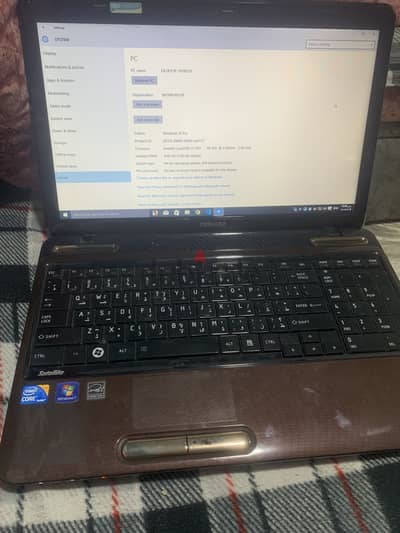 Toshiba core i5 4Ram 512GB