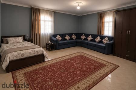 بفيلا شيك بمنطقة فيلات راقية وهادئه خلف مول الميراج سيتى وفندق JW MARRIOTT خطوات لطريق السويس والطريق الدائري شقة مفروشة مكيفة 220م مجهزه بالكامل سوبرلوكس
