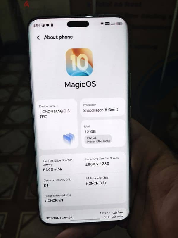 HONOR MAGIC 6 PRO 12/512 1