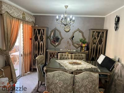 89 sqm furnished apartment for rent in Madinaty B6, company finishing, close to services