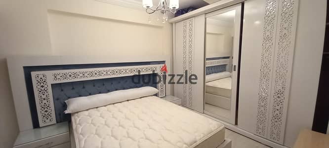 شقة للايجار المفروش سوبر لوكس مصطفى كامل سموحة 200م