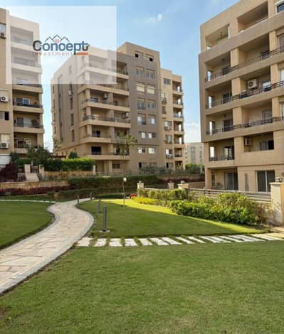Huge Garden apartment for sale ready to move in the square new cairo prime location