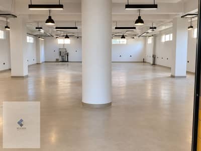 Complete factory for sale in Abu Rawash, the first industrial zone behind the Smart Village, area of 2930 meters, front of 63 meters, buildings of 1000 meters, electricity 250 kW, 3 phases