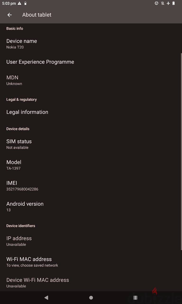Nokia t20 tablet 7
