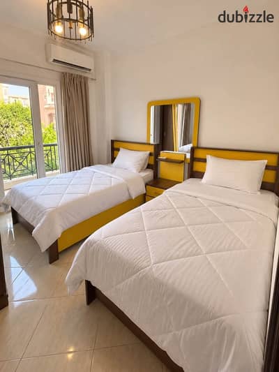 Furnished apartment with hotel-style elegant furniture in Nasr City