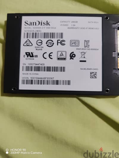 Sandisk sata ssd 240gb 6g/s