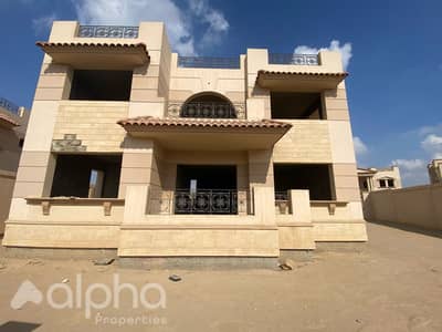 Standalone villa for sale in royal city compound elsheikh zayed semi finished