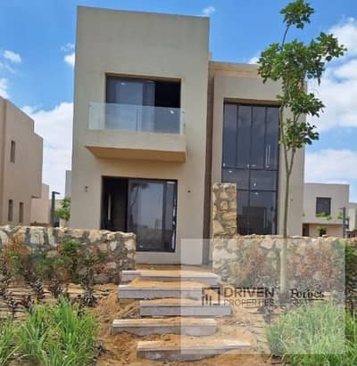 Ready To Move Standalone Villa With Basement Landscape View For Sale In O West Al Wahat Road near Palm Hills and New Giza 6th of October