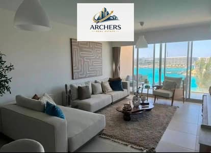 Direct Sea Chalet Double view Sea& Lagoon Delivery Fully Finished Marina North Coast