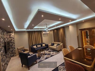 For rent a distinctive furnished apartment with the best types of furniture and furnishings, ground floor with a private entrance in | the eighth district, the first neighborhood - Sheikh Zayed
