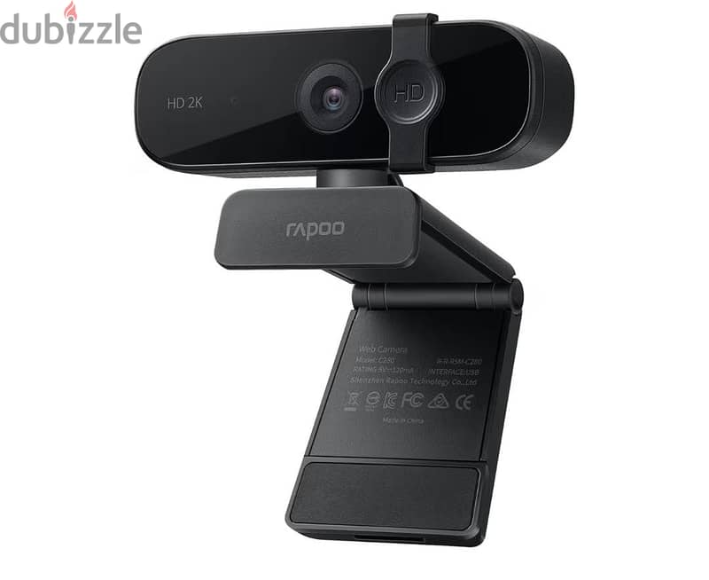 Rapoo C280 webcam 2K HD USB 2.0 with MIC, rotatable camera 1