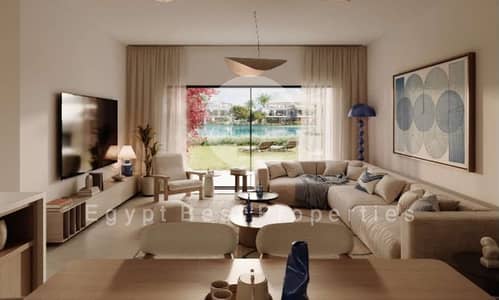 LAST FIRST ROW 2BED CHALET Panoramic Sea View in Beit El Bahr Sidi Heneish North Coast Beside Almaza, Silver Sands