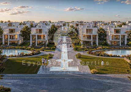 NEW LAUNCH VILLA FOR SALE LAGOON VIEW WITH LOWEST DP 5% ONLY PRIME VIEW IN PATIO TOWN IN NEW CAIRO