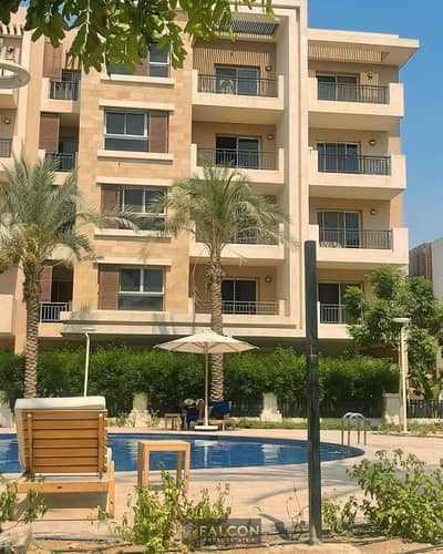 اخر قطعة ارض في كمبوند تاج سيتي , شقة للبيع مساحة 50م 1 غرفه , فيو لاند سكيب - taj city new cairo