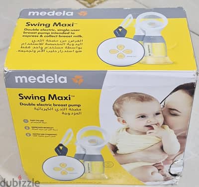 Medela Swing Maxiشفاط لبن مزدوج، استعمال شهرين وحالته جديدة،د