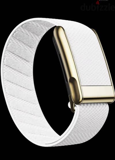 White whoop 5 strap gold clasp