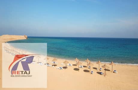 شالية ارضي بحديقة للبيع في العين السخنة منتجع ريجينا اقل سعر شالية علي البحر متشطبة استلام فوري وبها حمام سباحة ومساحات خضراء وفندق وجميع الخدمات فرصة