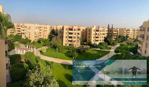 Apartment for rent under the law in Al-Rehab in the third phase view garden