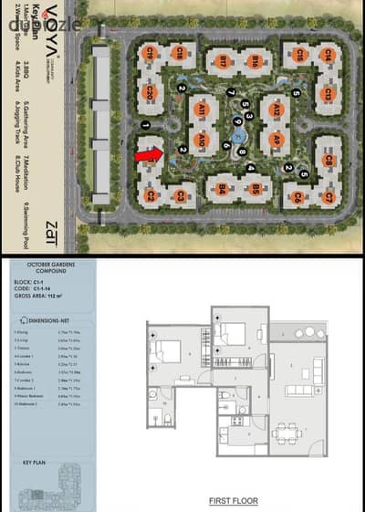 Live now in the heart of the tourist capital within a very upscale compound offering 10% and facilities for up to 10 years