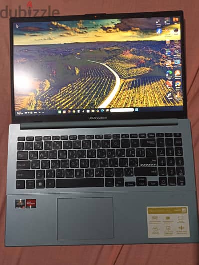 للبيع  لابتوب ASUS Vivobook Go 15  حالة الفبريكا زيرو استخدام شخصي