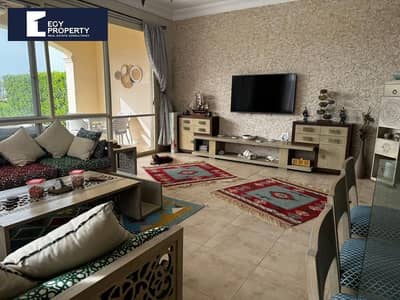 First row twin house villa for sale in la vista sokhna with super lux finishing